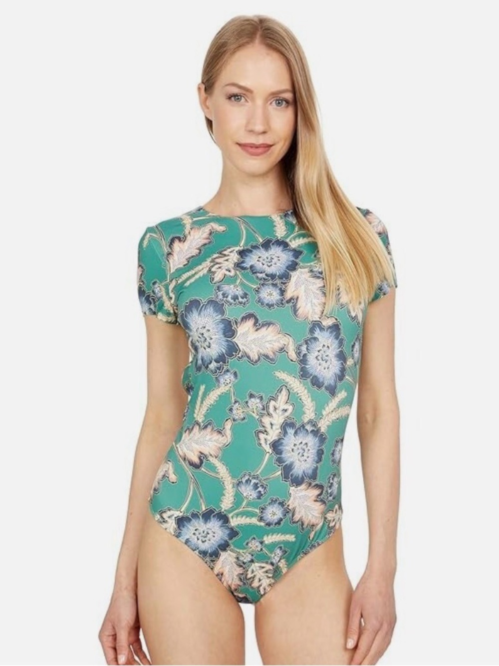 O’Neil Floral Short-Sleeve Surf Suit
